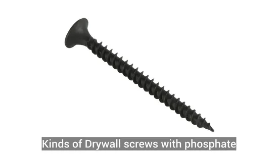 Standard Wood Screw Coarse Thread with Balck Phosphated for Drywall